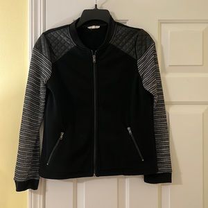 Lillah quilted ponte jacket, size small